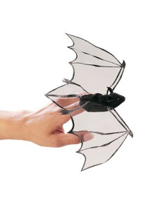 Mini Bat Folkmanis Finger Puppet �n���E�B�� �R�X�v�� �ߑ� ���� ������ �������낢 �C�x���g �p�[�e�B �n���E�B�[�� �w�|��