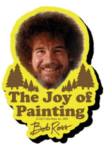 Bob Ross Funky Chunky The Joy of Painting Magnet �n���E�B�� �R�X�v�� �ߑ� ���� ������ �������낢 �C�x���g �p�[�e�B �n���E�B�[�� �w�|��