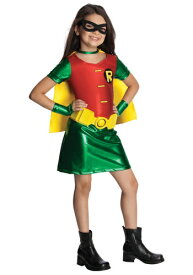 Girls Titans Robin コスチューム ハロウィン 子ども コスプレ 衣装 仮装 こども イベント 子ども パーティ ハロウィーン 学芸会