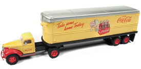 Classic Metal Works クラシックメタルワークス 1941 Coca-Cola Chevy シボレー Tractor Trailer 1/87 Scale スケール Diecast Model ダイキャスト ミニカー おもちゃ 玩具 コレクショ ギフト プレゼント