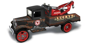 Vintage Fuel ���B���e�[�W�t���[�G�� Texaco 1931 Hawkeye Lucky's Garage Tow Truck 1/34 Scale �X�P�[�� �_�C�L���X�g�~�j�J�[ �_�C�L���X�g �������� �R���N�V���� �~�j�`���A �_�C�J�X�g ���f���J�[ �~�j�J