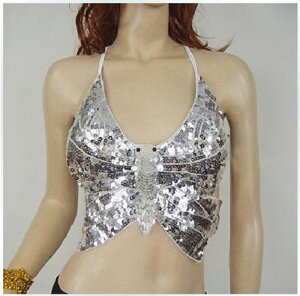 �x���[�_���X �ߑ� Sequins Butterfly �g�b�v �u�� �u���E�X �t���[�T�C�Y 9 �J���[ �R�X�`���[�� �_���X �ߑ� ���\��