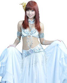 ベリーダンス 衣装 2 セット ブラ&ベルト 34B/C without スカート 11 カラー コスチューム ダンス 衣装 発表会