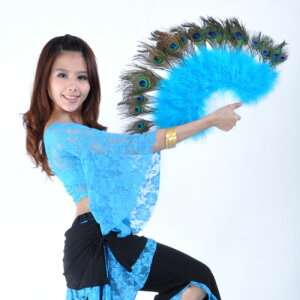 �_���X �x���[�_���X �ߑ� Peacock Feather Fan 11 �J���[ �R�X�`���[�� �_���X �ߑ� ���\��