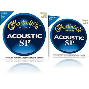 }[` Martin MSP3200 SP 80/20 Bronze Medium AR[XeBbN M^[ ARM Strings 2 Pack