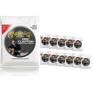 }[` Martin MEC12 Clapton's Choice Phosphor Bronze Light 12-Pack