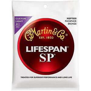 �}�[�`�� �� Martin SP 7050 Phosphor Bronze Lifespan Coated Acoustic Strings �J�X�^�� Light