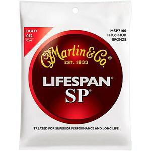 }[` Martin SP 7100 Phosphor Bronze Lifespan Coated Acoustic Strings Light