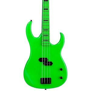 fB[ Dean Custom Zone 4-String Bass Guitar Nuclear Green
