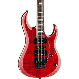 fB[ Dean Signature Series MAB3 Michael Batio Flame Maple Top Guitar Transparent Red