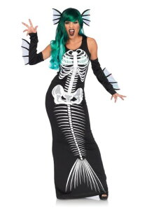 Women's Skeleton Siren �R�X�`���[�� �n���E�B�� ���f�B�[�X �R�X�v�� �ߑ� ���� ���� �����p �C�x���g �p�[�e�B �n���E�B�[�� �w�|�� �w���� �w�|�� �V���[ ���V�Y�� �񎟉� �Y�N�� �V�N�� ���}�� 
