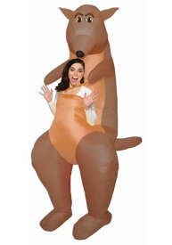Inflatable Kangaroo Carry Me コスチューム ハロウィン レディース コスプレ 衣装 女性 仮装 女性用 イベント パーティ ハロウィーン 学芸会