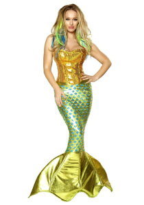 Womens Siren of the Sea �R�X�`���[�� �n���E�B�� ���f�B�[�X �R�X�v�� �ߑ� ���� ���� �����p �C�x���g �p�[�e�B �n���E�B�[�� �w�|��