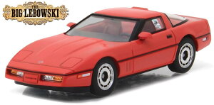 Greenlight Little Larry Sellers' Big Lebowski Corvette 1/43 スケール | ダイキャストカー ダイキャスト 車のおもちゃ 車 おもちゃ コレクション ミニチュア ダイカスト モデルカー ミニカー アメ車 ギフト