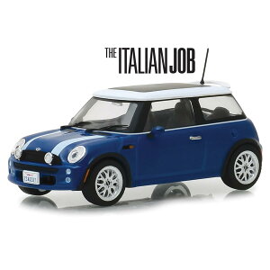 Greenlight The Italian Job 2003 Mini ミニ Cooper - blue 1/43 スケール | ダイキャストカー ダイキャスト 車のおもちゃ 車 おもちゃ コレクション ミニチュア ダイカスト モデルカー ミニカー アメ車 ギフ