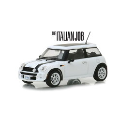 Greenlight The Italian Job 2003 Mini ミニ Cooper - white 1/43 スケール | ダイキャストカー ダイキャスト 車のおもちゃ 車 おもちゃ コレクション ミニチュア ダイカスト モデルカー ミニカー アメ車 ギフト プレゼント