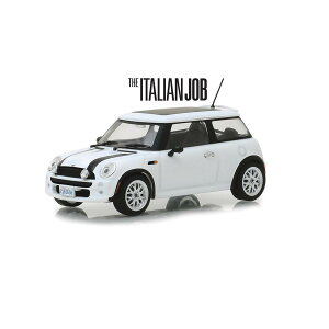 Greenlight The Italian Job 2003 Mini ミニ Cooper - white 1/43 スケール | ダイキャストカー ダイキャスト 車のおもちゃ 車 おもちゃ コレクション ミニチュア ダイカスト モデルカー ミニカー アメ車 ギフ
