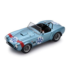 TSM 1964 Shelby シェルビー Cobra #146 Targa Florio Class Winner - Dan Gurney 1/43 スケール | ダイキャストカー ダイキャスト 車のおもちゃ 車 おもちゃ コレクション ミニチュア ダイカスト モデルカー ミニカー アメ車 ギフト プレゼント