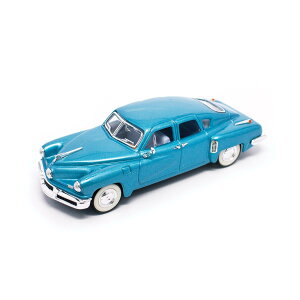 Lucky ラッキー 1948 Tucker Torpedo & Display Case 1/43 スケール | ダイキャストカー ダイキャスト 車のおもちゃ 車 おもちゃ コレクション ミニチュア ダイカスト モデルカー ミニカー アメ車 ギフト