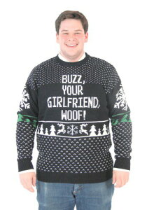 Home Alone Buzz Your ̎qfriend Woof 傫TCY Ugly Xmas Sweater NX}X nEB Y RXv ߑ j  jp Cxg p[eB nEB[ w|