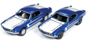 Johnny Lightning Wj[CgjO 1969 Mustang Racing Two Pack 1/64 XP[ | _CLXgJ[ _CLXg Ԃ̂   RNV ~j`A _CJXg fJ[ ~jJ[