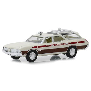 Greenlight 1970 Oldsmobile I[Y[r Vista Cruiser Ambulance 1/64 XP[ | _CLXgJ[ _CLXg Ԃ̂   RNV ~j`A _CJXg fJ[ ~jJ[ 