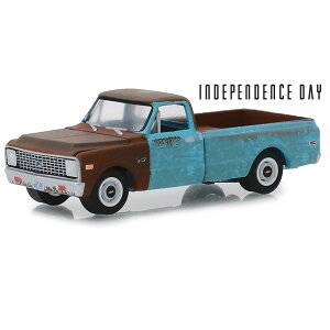 Greenlight Independence Day 1971 Chevrolet シボレー C10 1/64 スケール | ダイキャストカー ダイキャスト 車のおもちゃ 車 おもちゃ コレクション ミニチュア ダイカスト モデルカー ミニカー アメ車 ギフ