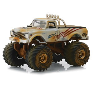Greenlight Muddy USA-1 1970 Chevy V{[ K10 Monster Truck 1/64 XP[ | _CLXgJ[ _CLXg Ԃ̂   RNV ~j`A _CJXg fJ[ ~jJ[ A 