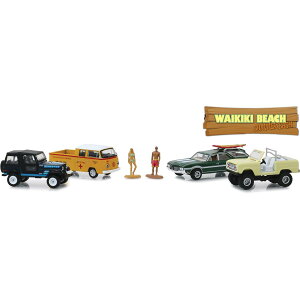 Greenlight Waikiki Beach Multi-Car Diorama 1/64 XP[ | _CLXgJ[ _CLXg Ԃ̂   RNV ~j`A _CJXg fJ[ ~jJ[ A Mtg v[