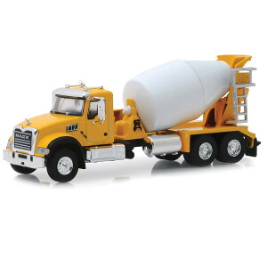 Greenlight 2019 Mack マック Granite Cement Mixer 1/64 スケール | ダイキャストカー ダイキャスト 車のおもちゃ 車 おもちゃ コレクション ミニチュア ダイカスト モデルカー ミニカー アメ車 ギフト プ
