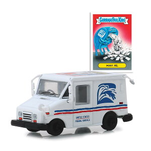 Greenlight Post Al Garbage Pail Kids Mail Truck 1/64 スケール | ダイキャストカー ダイキャスト 車のおもちゃ 車 おもちゃ コレクション ミニチュア ダイカスト モデルカー ミニカー アメ車 ギフト プレ