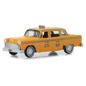 Greenlight 1981 NYC Checker Marathon Taxi 1/64 スケール | ダイキャストカー ダイキャスト 車のおもちゃ 車 おもちゃ コレクション ミニチュア ダイカスト モデルカー ミニカー アメ車 ギフト プレゼン