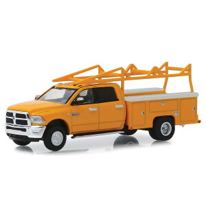 Greenlight 2018 Ram 3500 Dually Service Bed with Ladder Rack 1/64 スケール | ダイキャストカー ダイキャスト 車のおもちゃ 車 おもちゃ コレクション ミニチュア ダイカスト モデルカー ミニカー アメ車 ギ