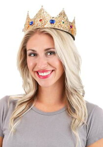 Gold Ladies Adjustable 3���h Pointed Crown | �R�X�v�� �ߑ� ���� ������ �������낢 �C�x���g �p�[�e�B ���\�� �f�R���[�V���� ���{�� �A�N�Z�T���[ �����Y ���f�B�[�X �q�� ������� ���킢�� �M�t�g 