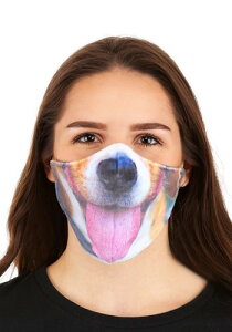 Adult's Dog with Tongue Sublimated Face }XN | RXv ߑ   낢 Cxg p[eB \ fR[V { ANZT[ Y fB[X q  킢 M