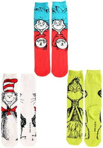 lp Dr. Seuss Characters Crew Sock 3 Pair Set | RXv ߑ   낢 Cxg p[eB \ fR[V { ANZT[ Y fB[X q  킢 M