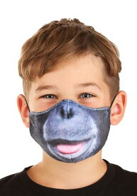 Child's Gorilla Sublimated Face マスク | コスプレ 衣装 仮装 小道具 おもしろい イベント パーティ 発表会 デコレーション リボン アクセサリー メンズ レディース 子供 おしゃれ かわいい ギフト プレゼント