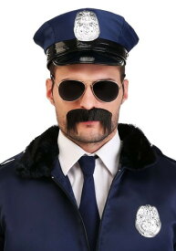 Men's ポリス 警察 Officer Mustache | コスプレ 衣装 仮装 小道具 おもしろい イベント パーティ 発表会 デコレーション リボン アクセサリー メンズ レディース 子供 おしゃれ かわいい ギフト プレゼント