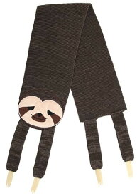 Sleepy Sloth Knit Scarf | コスプレ 衣装 仮装 小道具 おもしろい イベント パーティ 発表会 デコレーション リボン アクセサリー メンズ レディース 子供 おしゃれ かわいい ギフト プレゼント