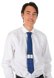 Doctor Who TARDIS Necktie | RXv ߑ   낢 Cxg p[eB \ fR[V { ANZT[ Y fB[X q  킢 Mtg v[g