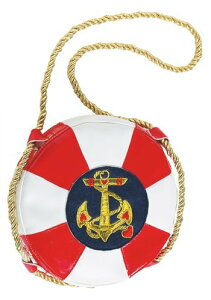 In The Navy Life Preserver HandobO obN ΂ for Ladies | RXv ߑ   낢 Cxg p[eB \ fR[V { ANZT[ Y fB[X q 