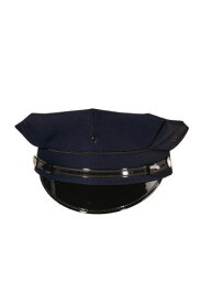 大人用 デラックス 8 pt. Navy Blue ポリス 警察 帽子 ハット | コスプレ 衣装 仮装 小道具 おもしろい イベント パーティ 発表会 デコレーション リボン アクセサリー メンズ レディース 子供 おしゃれ かわいい ギフト プレゼント