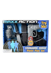 Maxx Action Commando Series Toy Pistol Playset | �R�X�v�� �ߑ� ���� ������ �������낢 �C�x���g �p�[�e�B ���\�� �f�R���[�V���� ���{�� �A�N�Z�T���[ �����Y ���f�B�[�X �q�� ������� ���킢�� �M�t