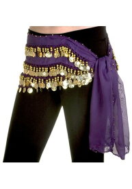 《30日 全品5%OFFクーポン》Purple Belly Dance Hip Scarf コスチューム | コスプレ 衣装 仮装 小道具 おもしろい イベント パーティ 発表会 デコレーション リボン アクセサリー メンズ レディース 子供 おしゃれ かわいい ギフト プレゼント