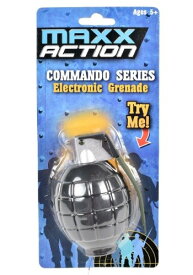 Maxx Action Commando Series Electronic Toy Grenade | コスプレ 衣装 仮装 小道具 おもしろい イベント パーティ 発表会 デコレーション リボン アクセサリー メンズ レディース 子供 おしゃれ かわいい ギフト プレゼント