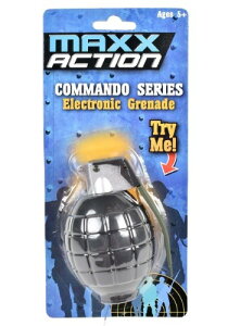 Maxx Action Commando Series Electronic Toy Grenade | RXv ߑ   낢 Cxg p[eB \ fR[V { ANZT[ Y fB[X q  킢 M