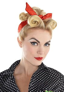 Rockabilly bh Polka Dot Hair Scarf ANZT[ | RXv ߑ   낢 Cxg p[eB \ fR[V { ANZT[ Y fB[X q  