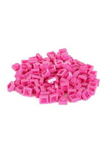 100 Pieces 1x1 Magenta Bricky Blocks | RXv ߑ   낢 Cxg p[eB \ fR[V { ANZT[ Y fB[X q  킢 Mtg v