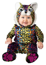 赤ちゃん 新生児 Neon Leopard Cub コスチューム | 子供 こども コスプレ 衣装 仮装 かわいい イベント 飾り おもしろ 学芸会 発表会 オシャレ ハロウイン パーティ カワイイ 小学生 キッズ ギフト プレゼント