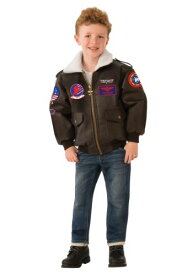 Top Gun キッズ Bomber ジャケット コスチューム | 子供 こども コスプレ 衣装 仮装 かわいい イベント 飾り おもしろ 学芸会 発表会 オシャレ ハロウイン パーティ カワイイ 小学生 キッズ ギフト プレゼント